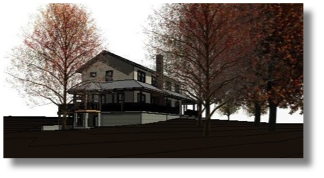 Stilwell, KS Residence
-proposed view looking northwest